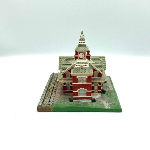Vintage Danbury Mint The Old Railroad Station w/ Coal Car Point of Rocks MD - Picture 3 of 10
